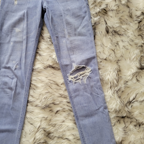 Express blue jeans Legging high rise 00R - Picture 3 of 6